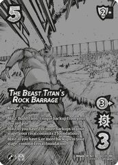 The Beast Titans Rock Barrage (Alternate Art) - 131/186 - S - Holofoil