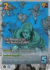 The Prowess of the Survey Corps - 40/186 - U - Holofoil