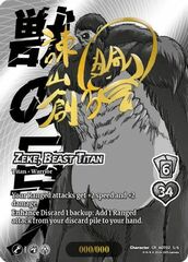 Zeke, Beast Titan (Serial Numbered) - 5/6 - C - Holofoil