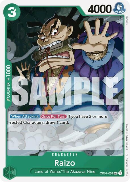 Raizo (Reprint) - OP01-052 - UC