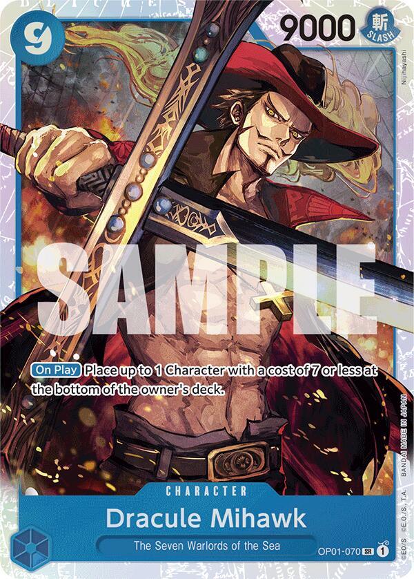 Dracule Mihawk (Reprint) - OP01-070 - SR - Foil