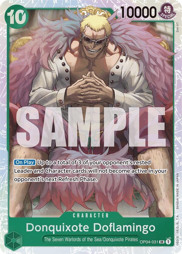 Donquixote Doflamingo (Reprint) - OP04-031 - SR - Foil