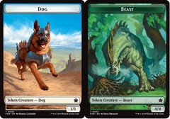 Dog // Beast (0033) Double-Sided Token