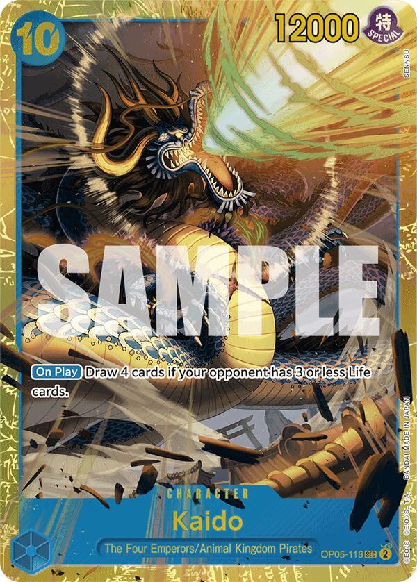 Kaido (Reprint) - OP05-118 - SEC - Foil