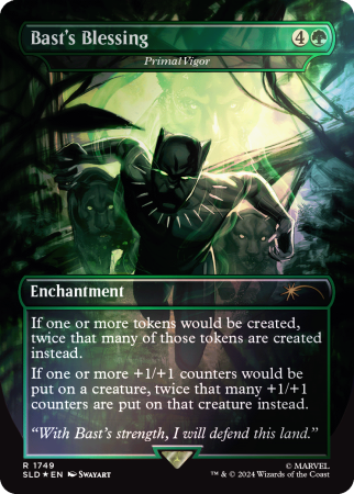 Basts Blessing - Primal Vigor - Rainbow Foil