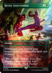 Marvel Secret Lair - Heroic Intervention - Rainbow Foil