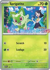 Sprigatito - SVP191 - Pokemon Horizons Promo