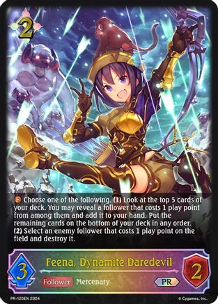 Feena, Dynamite Daredevil - PR-120EN - PR