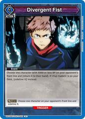 Divergent Fist - UE03BT/JJK-1-062 - Rare - Foil