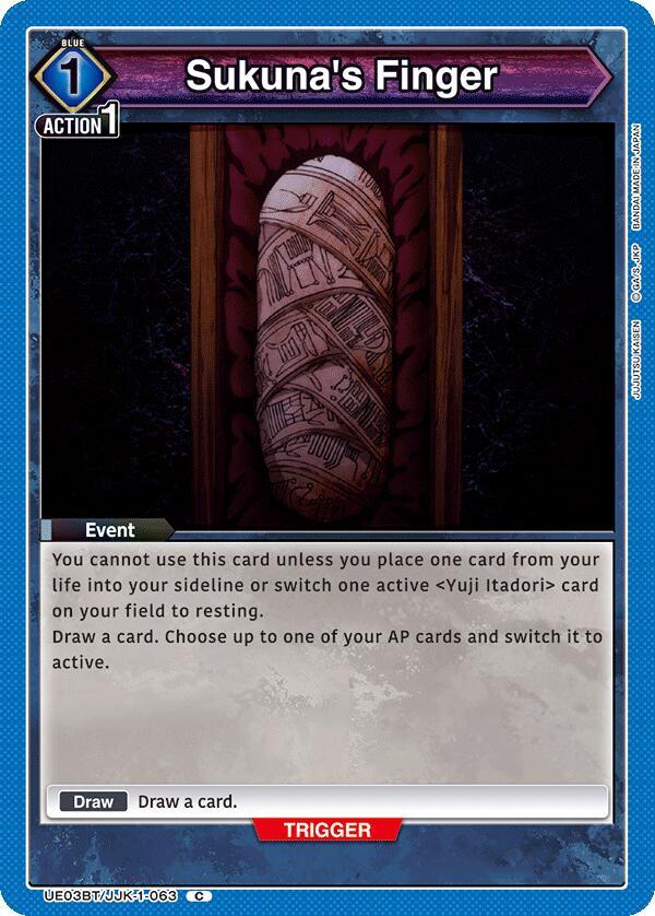 Sukunas Finger - UE03BT/JJK-1-063 - Common