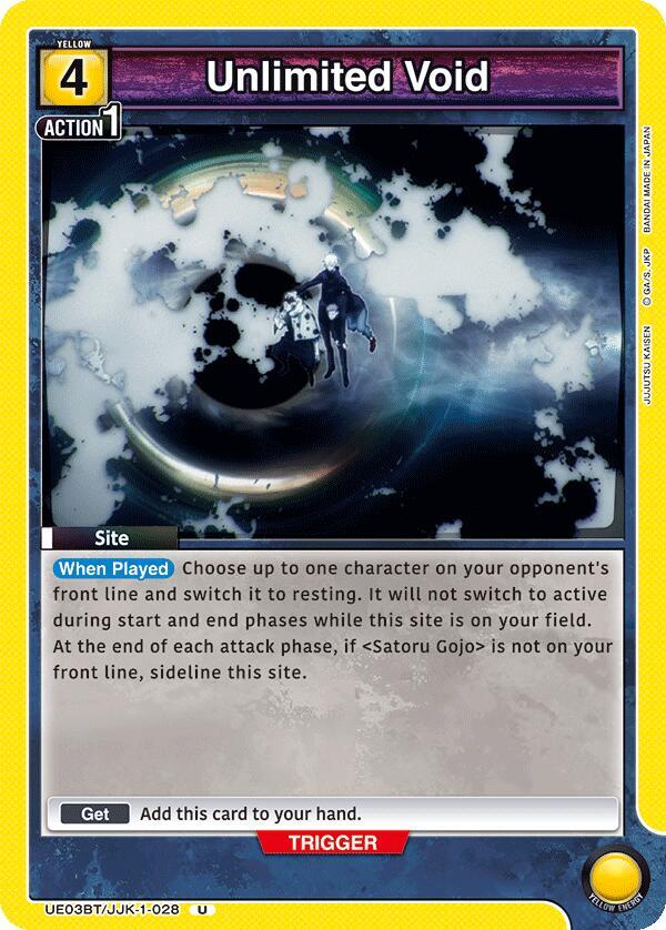 Unlimited Void - UE03BT/JJK-1-028 - Uncommon