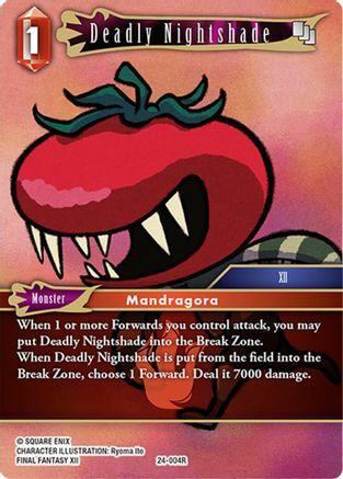 Deadly Nightshade - 24-004R - R