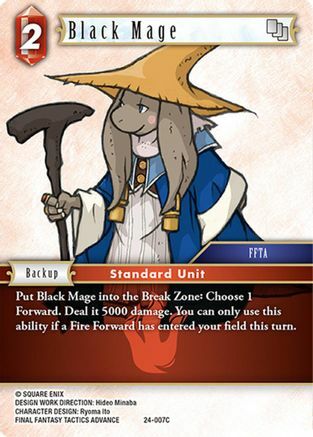Black Mage - 24-007C - C - Foil
