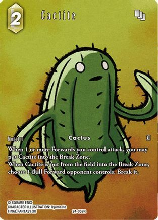 Cactite (Full Art) - 24-059R - R - Foil