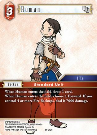 Human - 24-012C - C - Foil