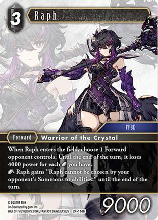 Raph - 24-114H - H - Foil