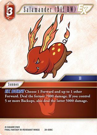 Salamander (XII RW) EX - 24-008C - C - Foil