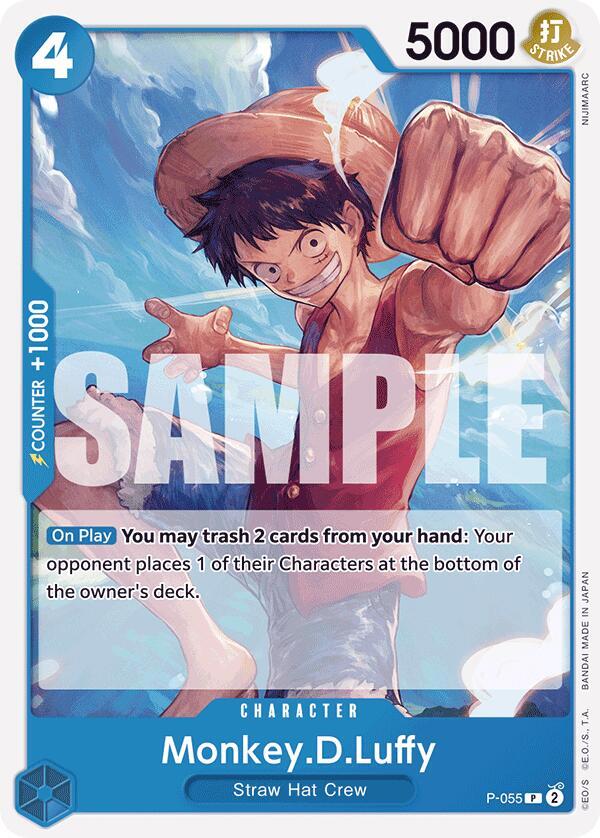 Monkey.D.Luffy (Reprint) - P-055 - P