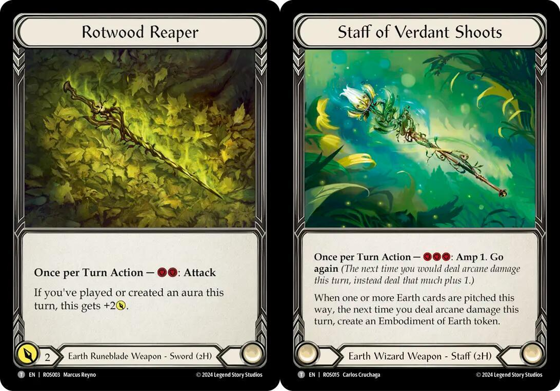 Rotwood Reaper // Staff of Verdant Shoots