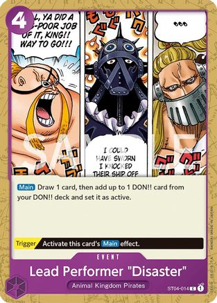Lead Performer Disaster - ST04-014 - C