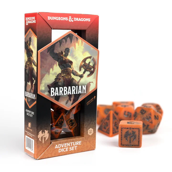 Dungeons & Dragons Adventure Dice: Barbarian