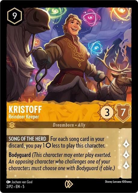 Kristoff - Reindeer Keeper - 2/P2 - Promo - Cold Foil