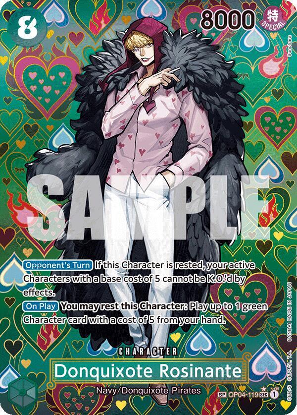 Donquixote Rosinante (SP) - OP04-119 - SEC - Foil