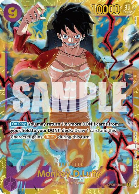 Monkey.D.Luffy - OP09-119 - SEC - Foil
