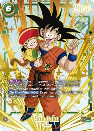 Son Goku (Gold) - FB03-064 - SR - Holofoil