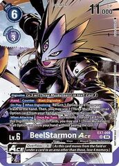 BeelStarmon ACE (Alternate Art) (Box Topper) - EX7-059 - SR - Foil