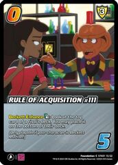 Rule of Acquisition #111 - STK01 13/22 - C