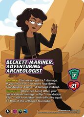 Beckett Mariner, Adventuring Archeologist - STK01 2/22 - C - Holofoil