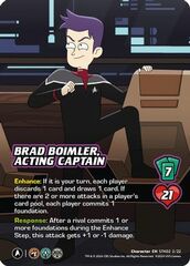 Brad Boimler, Acting Captain - STK02 2/22 - C - Holofoil