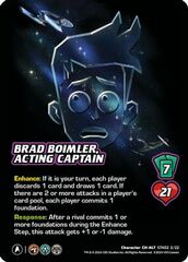 Brad Boimler, Acting Captain (Alternate Art) - STK02 2/22 - C - Holofoil