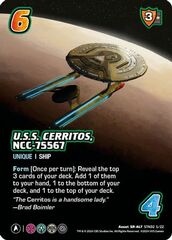 U.S.S. Cerritos, NCC-75567 (Alternate Art) (STK02 5/22) - STK02 5/22 - A - Holofoil