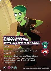 D'Vana Tendi, Mistress of the Winter Constellations - STK03 2/22 - C - Holofoil