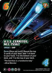 U.S.S. Cerritos, NCC-75567 (Alternate Art) (STK04 5/22) - STK04 5/22 - A - Holofoil