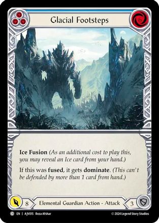 Glacial Footsteps (Blue)