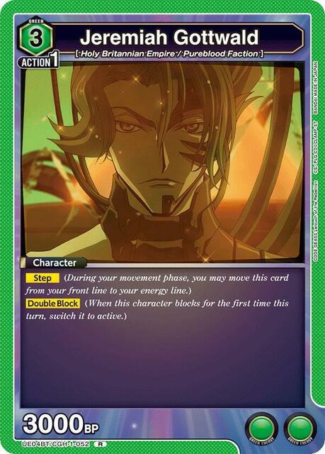 Jeremiah Gottwald - UE04BT/CGH-1-052 - Rare