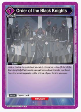Order of the Black Knights - UE04BT/CGH-1-109 - Rare