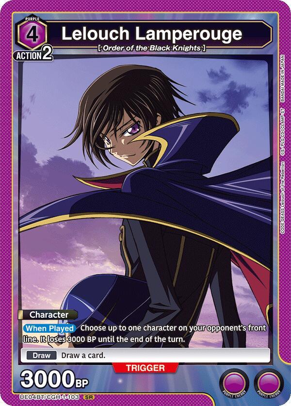 Lelouch Lamperouge - UE04BT/CGH-1-103 - Super Rare - Foil