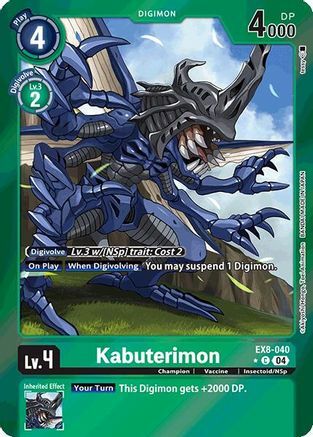 Kabuterimon (Limited Foil) - EX8-040 - C - Foil