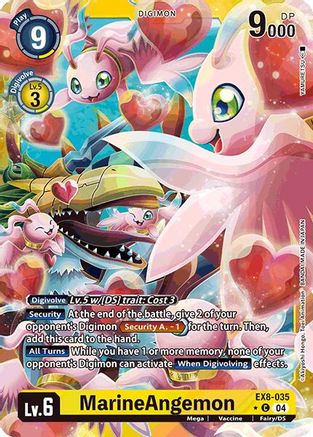 MarineAngemon (Limited Foil) - EX8-035 - C - Foil
