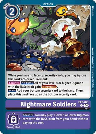 Nightmare Soldiers - EX8-071 - U