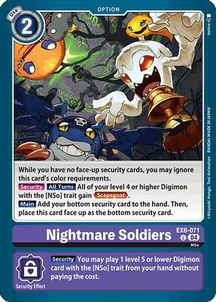 Nightmare Soldiers - EX8-071 - U