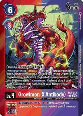 Growlmon (X Antibody) (Limited Foil) - EX8-012 - C - Foil