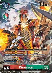 Dinomon (Alternate Art) - EX8-016 - SR - Foil