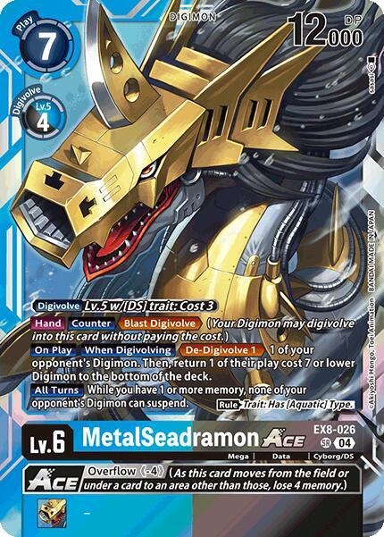 MetalSeadramon ACE - EX8-026 - SR - Foil