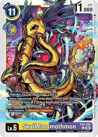 SkullMammothmon - EX8-036 - U