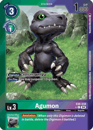 Agumon (Limited Foil) - EX8-038 - C - Foil